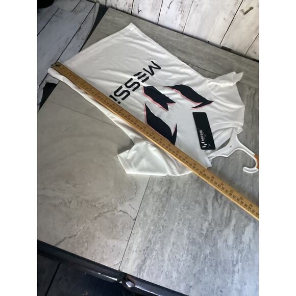 Messi Collection Boy's Athletic Soccer Jersey Graphic White T-Shirt, Size 7 - Picture 4 of 5